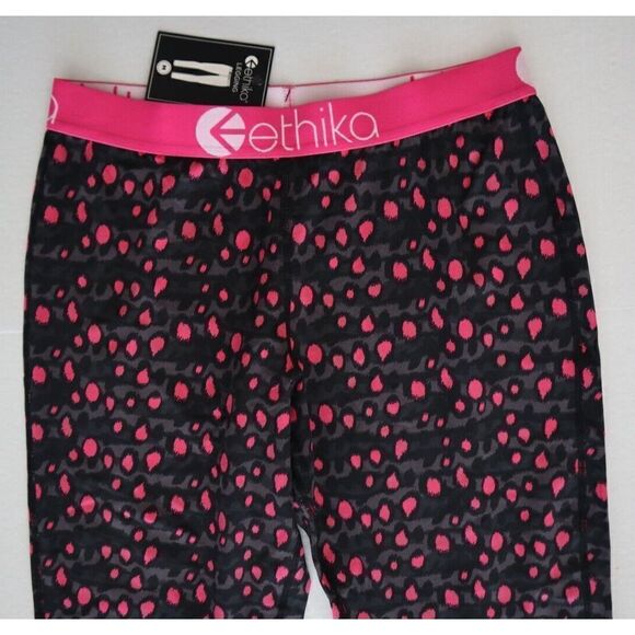 Ethika WLLP1548-AST Women’s Sz Medium Cheetah Print Full Length Leggings - Picture 5 of 7